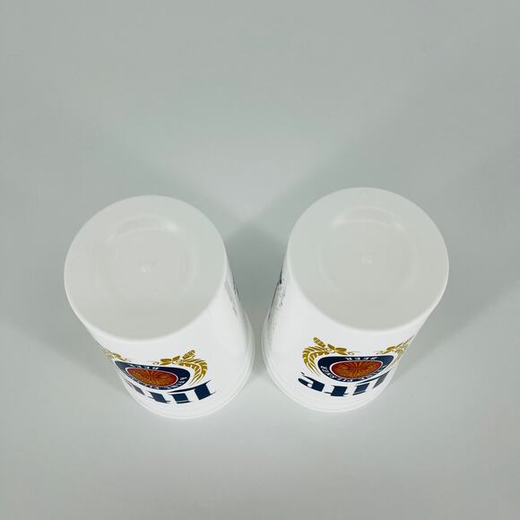TWO Reusable White Miller Lite Miller Time American Flag Plastic 22 oz Cups NWT - Picture 10 of 10